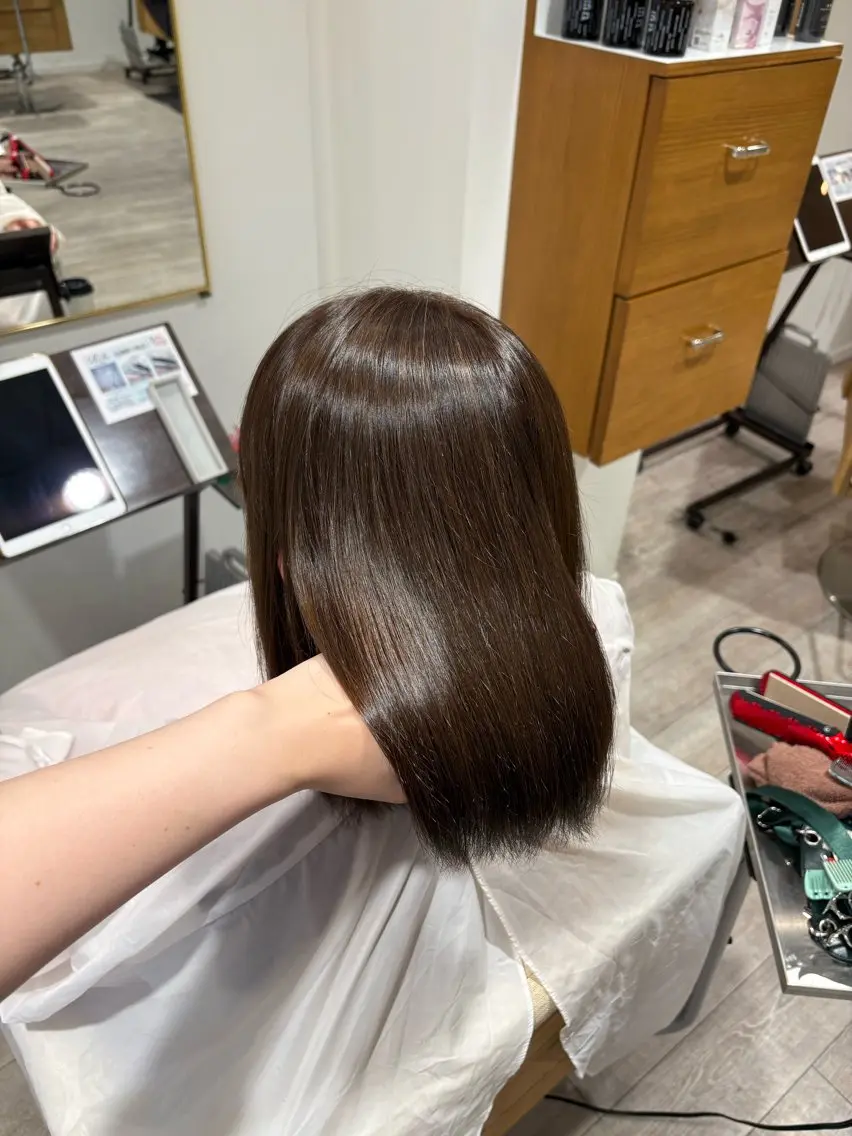 カラー ヘアカラー ハイトーン/茨木市 𝙨𝙖𝙠𝙞💚のヘアスタイル