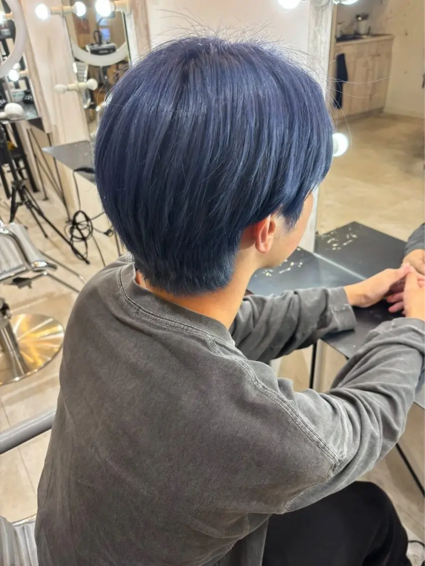 メンズ メンズブリーチ ヘアカラー サカイ シホのヘアスタイル