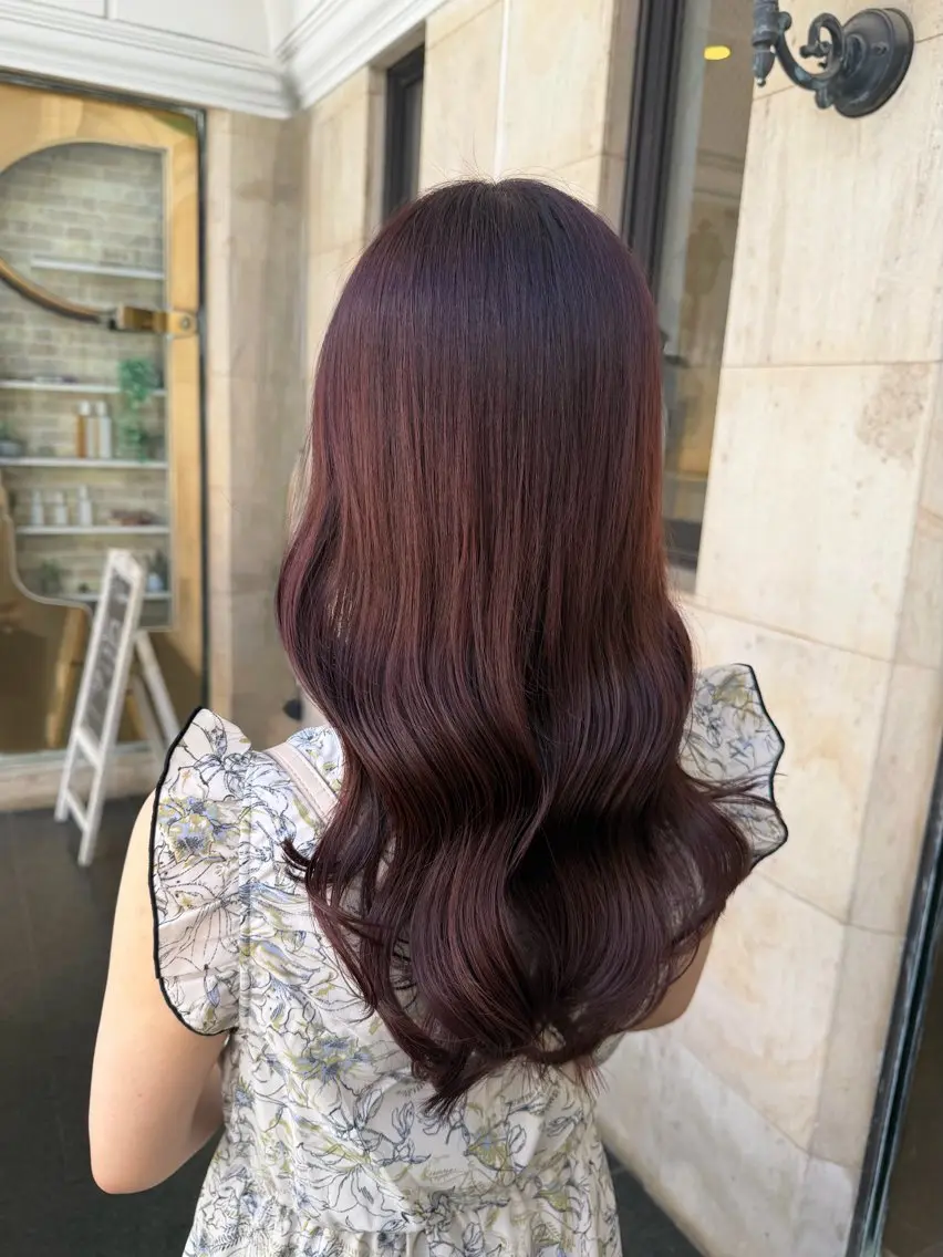ロング カラー カット ヘアカラー トリートメント 髪質改善/艶髪🫧 MANAMI🪿🤍のヘアスタイル