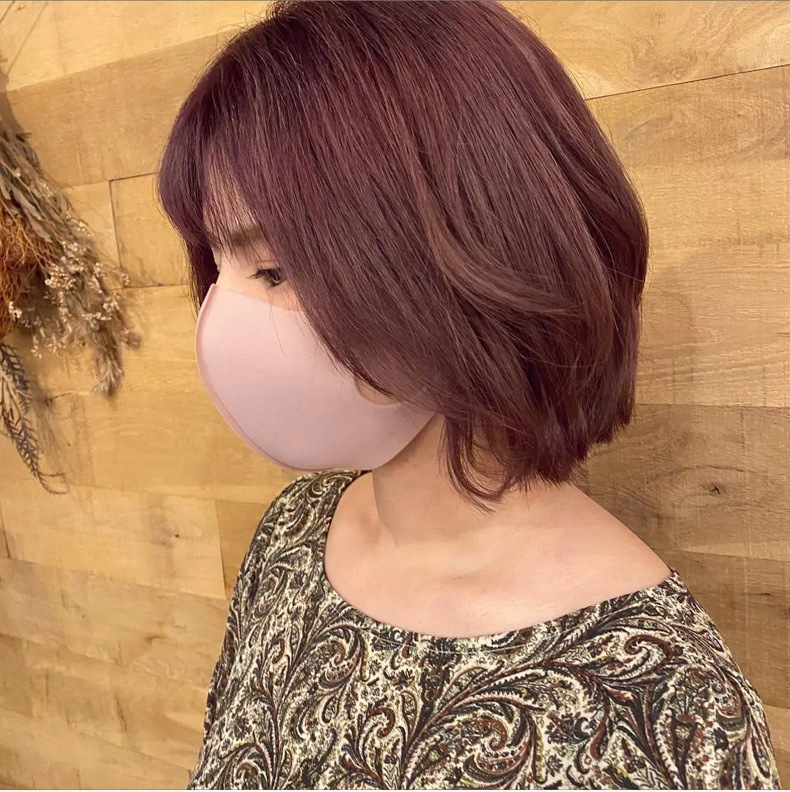 ショート カラー ハイトーンカラー ピンクカラー 🌼 アユカのヘアスタイル