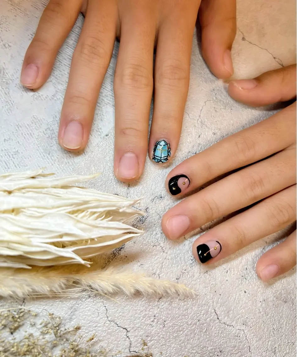 ネイル アートネイル マットネイル メンズネイル 🫧NAIL Leone🫧のネイルデザイン