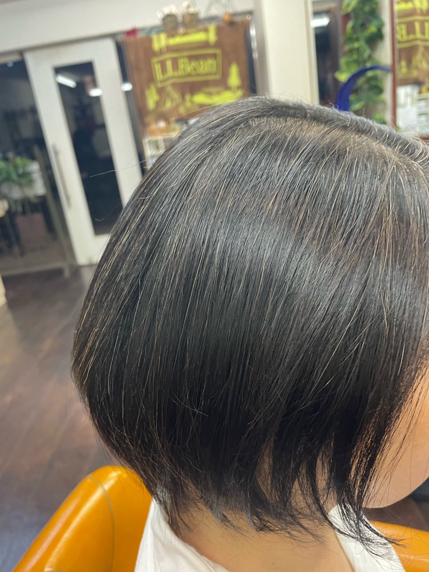 ショート パーマ 縮毛矯正 トリートメント 桧山 真のヘアスタイル