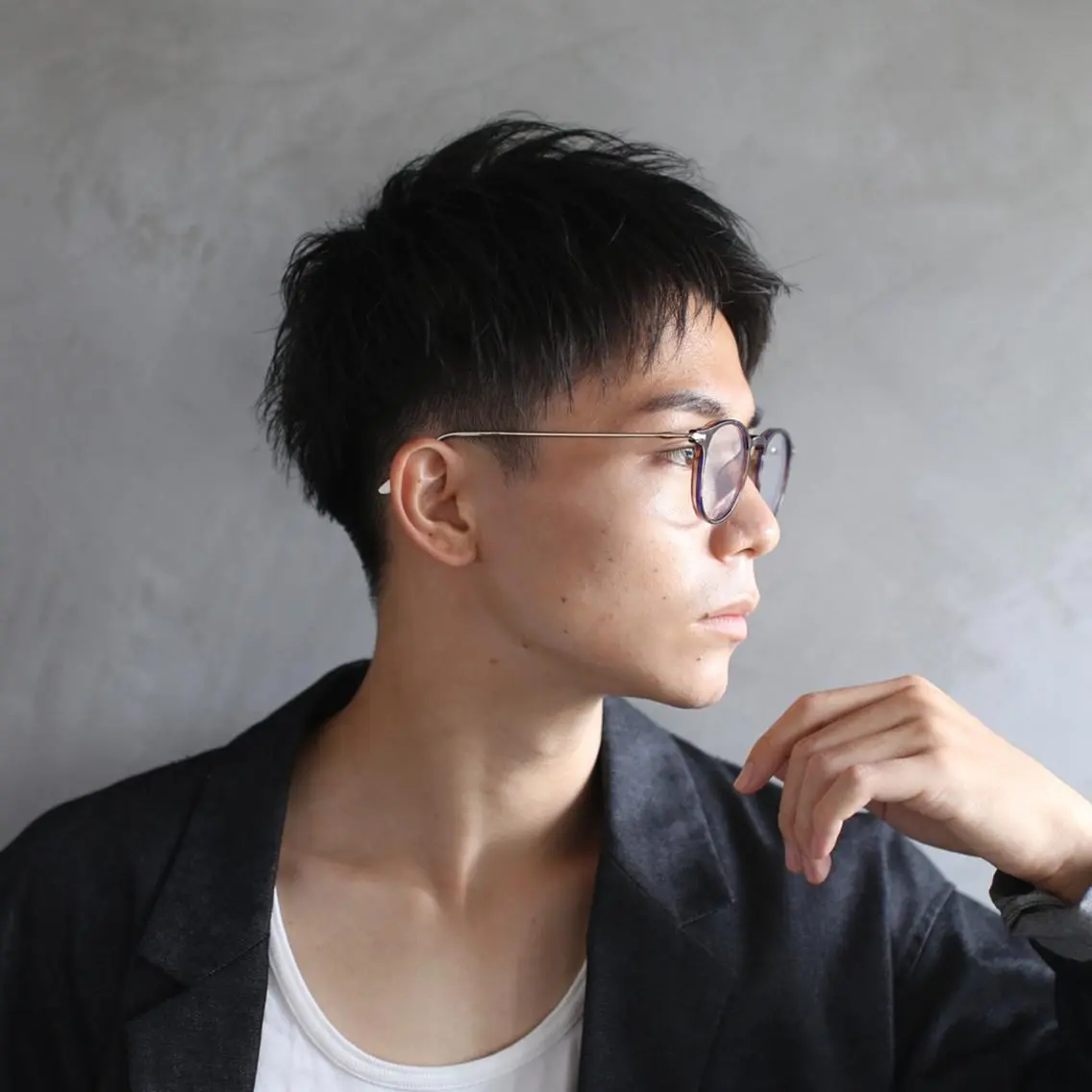 ショート メンズ 宗像 あすかのヘアスタイル