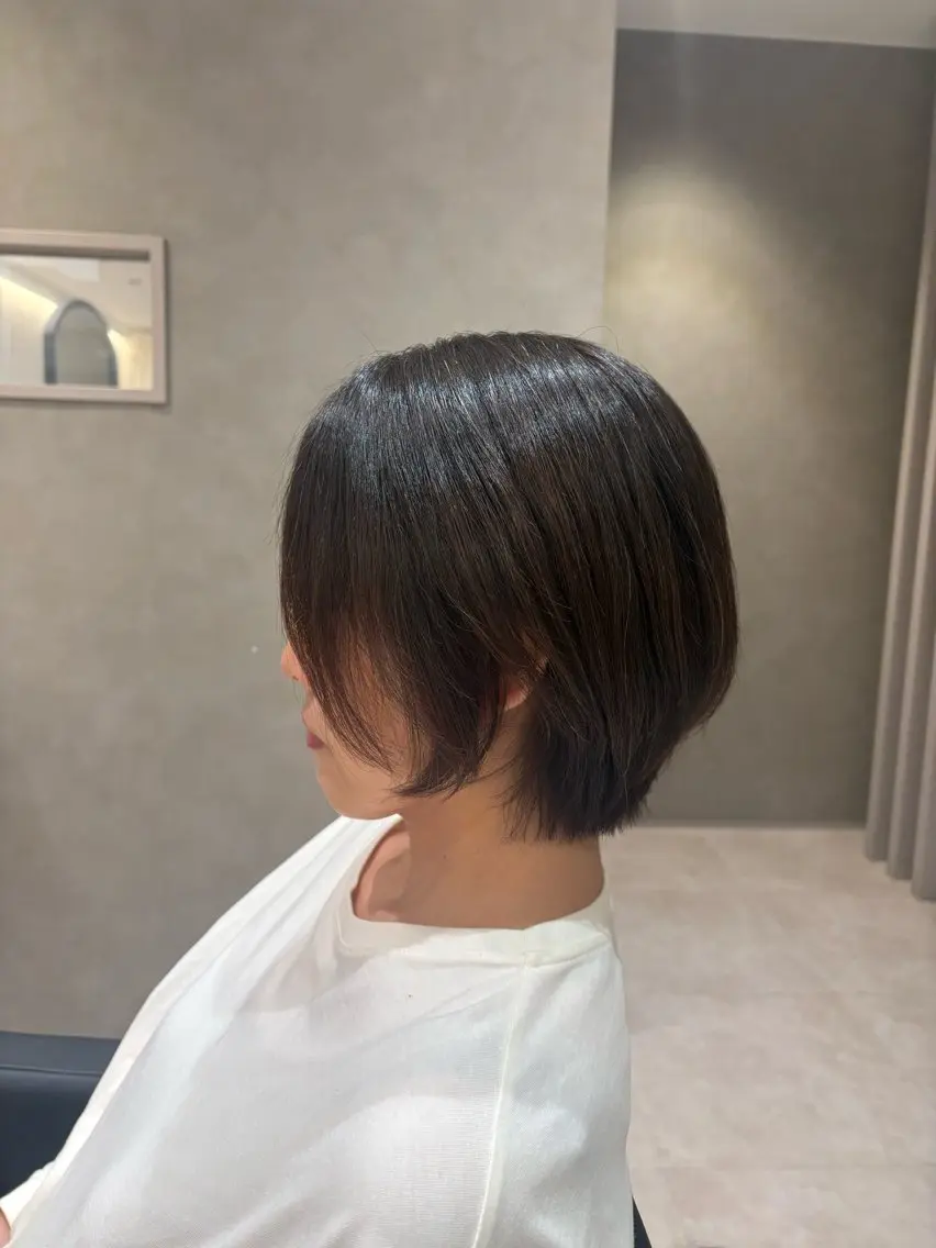 ショート ショートボブ ボブ ショートヘア カット ヘアカラー 笹木 怜羅のヘアスタイル