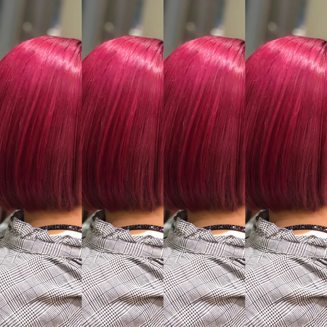 ミディアム カット ヘアカラー トリートメント Y Uのヘアスタイル