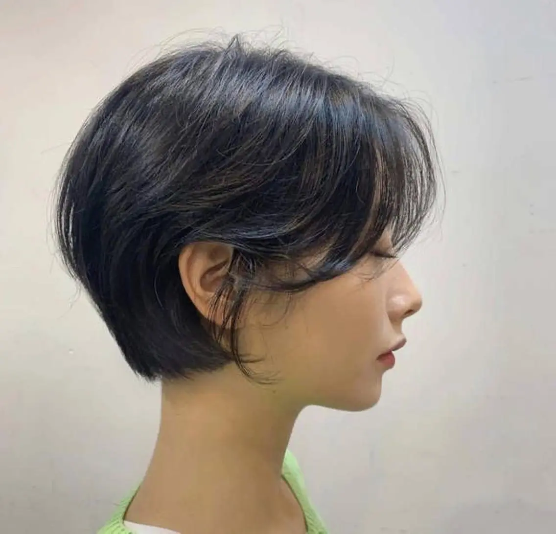 ショート 韓国風ヘア ショートヘア 吉田一輝 外国人パーマのヘアスタイル
