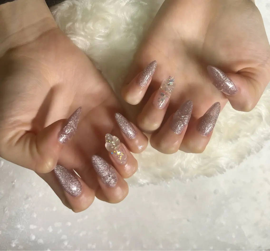 ネイル 長さ出し スカルプネイル ハンドネイル plaisir プレジールネイルのネイルデザイン