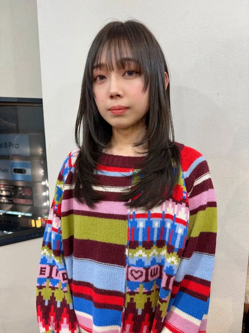 ロング カラー 髪質改善 レイヤーカット ロング トリートメント 似合わせレイヤー 🇰🇷荒木洋文のヘアスタイル