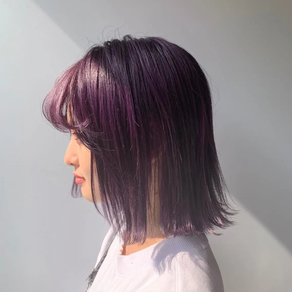 ミディアム カラー パープルカラー 全色特化美容師 /コウスケ🎨のヘアスタイル