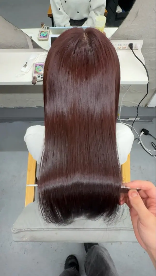 ロング 髪質改善 カット ヘアカラー だいち/柏/ 矯正/髪質改善のヘアスタイル