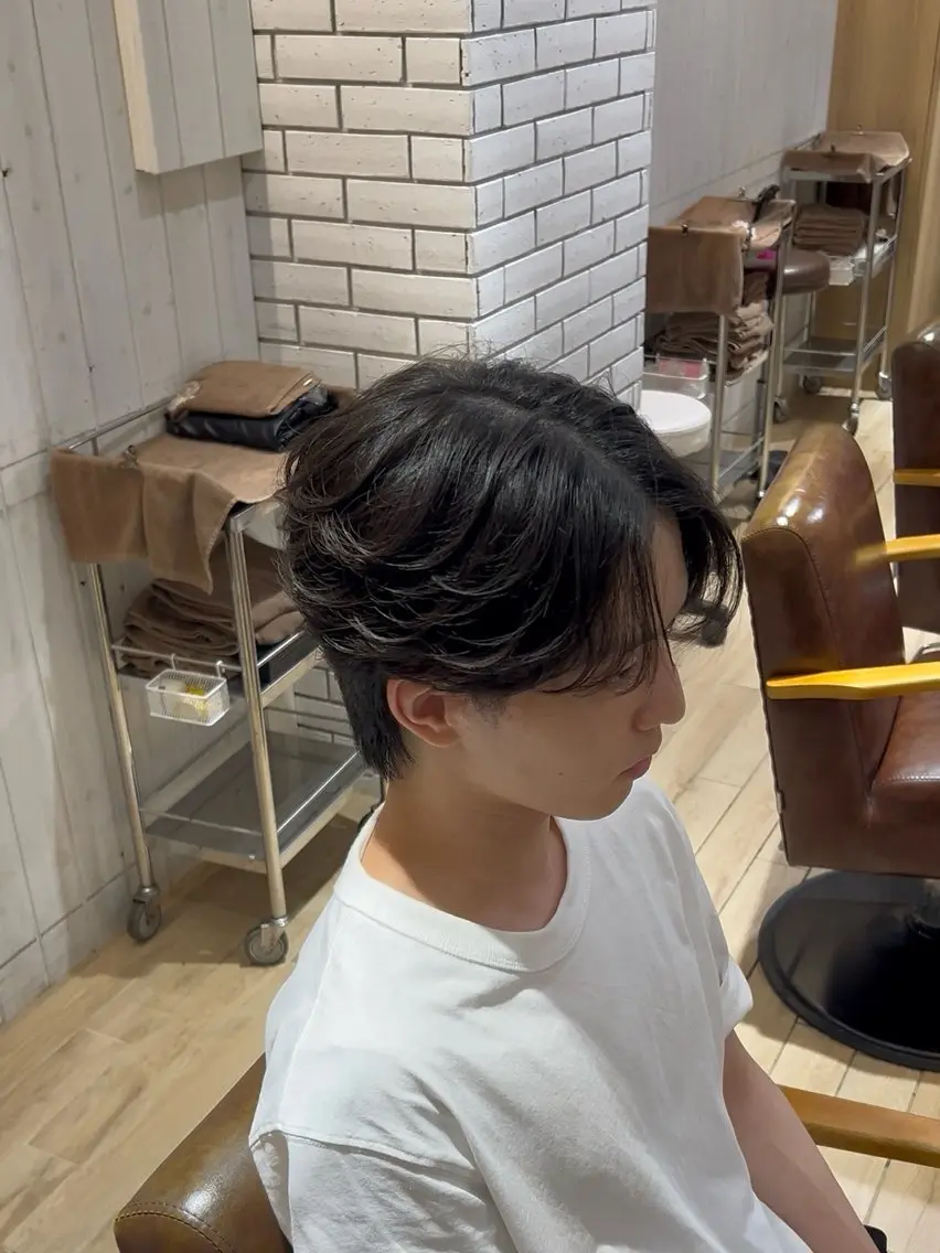 🔲🔲【新規】メンズカット＋シャンプー＋ショートスパ＋トリートメント🔲🔲の写真