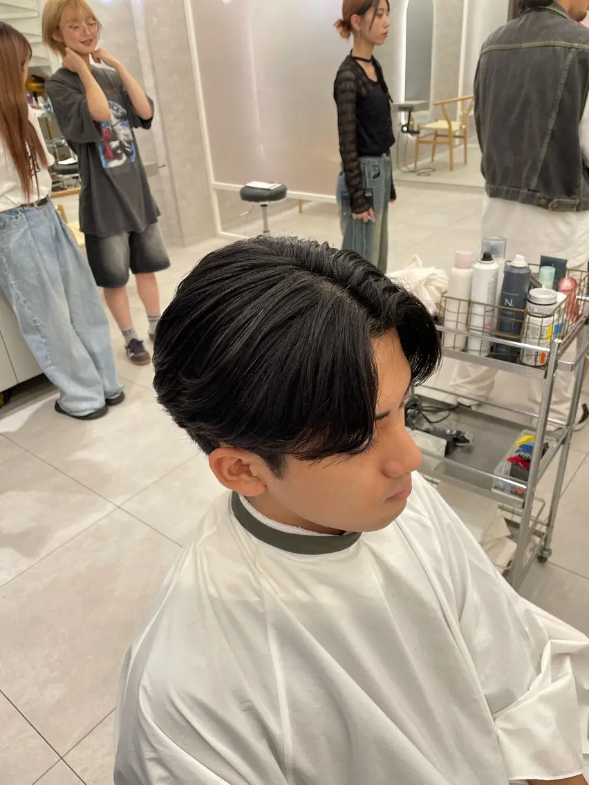 カット+曲がる縮毛矯正+クイックトリートメントの写真