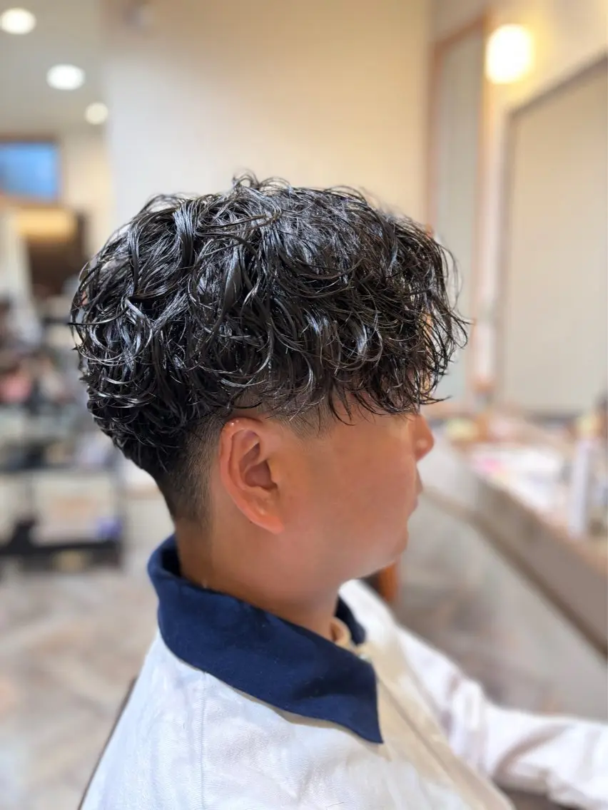 パーマ メンズ カット パーマ jammin.新塘 亮介のヘアスタイル