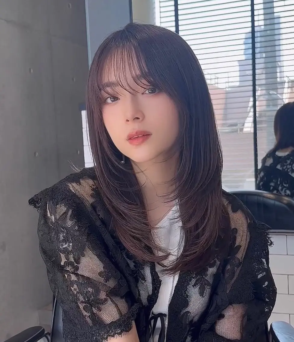 ロング カラー カット ヘアカラー トリートメント 🌫️大人韓国ヘア 🌫️naoyaのヘアスタイル
