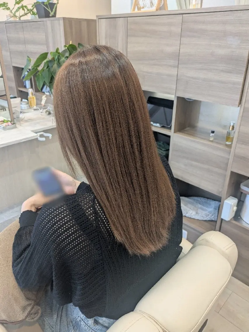 カラー ヘアカラー 竹田 夏歩のヘアスタイル