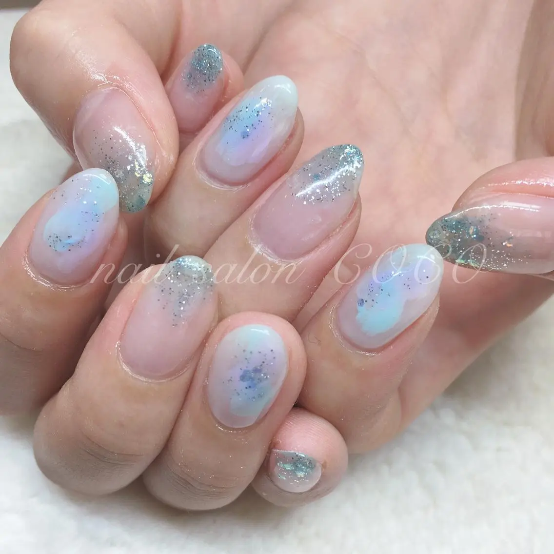 ロング ヘアアレンジ メンズ ネイル マツエク・マツパ nail Berunaのネイルデザイン