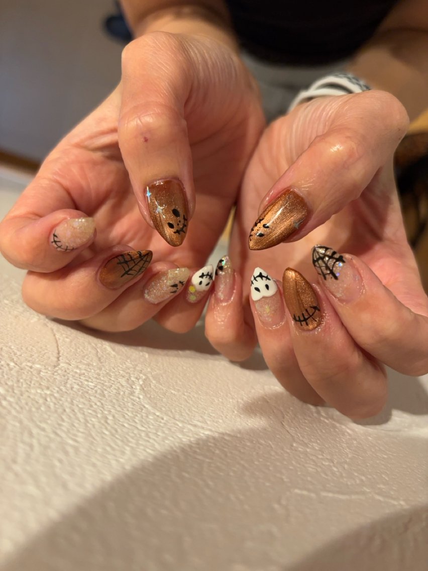 ネイル ハロウィン ハンドネイル Coconail 恭子のネイルデザイン