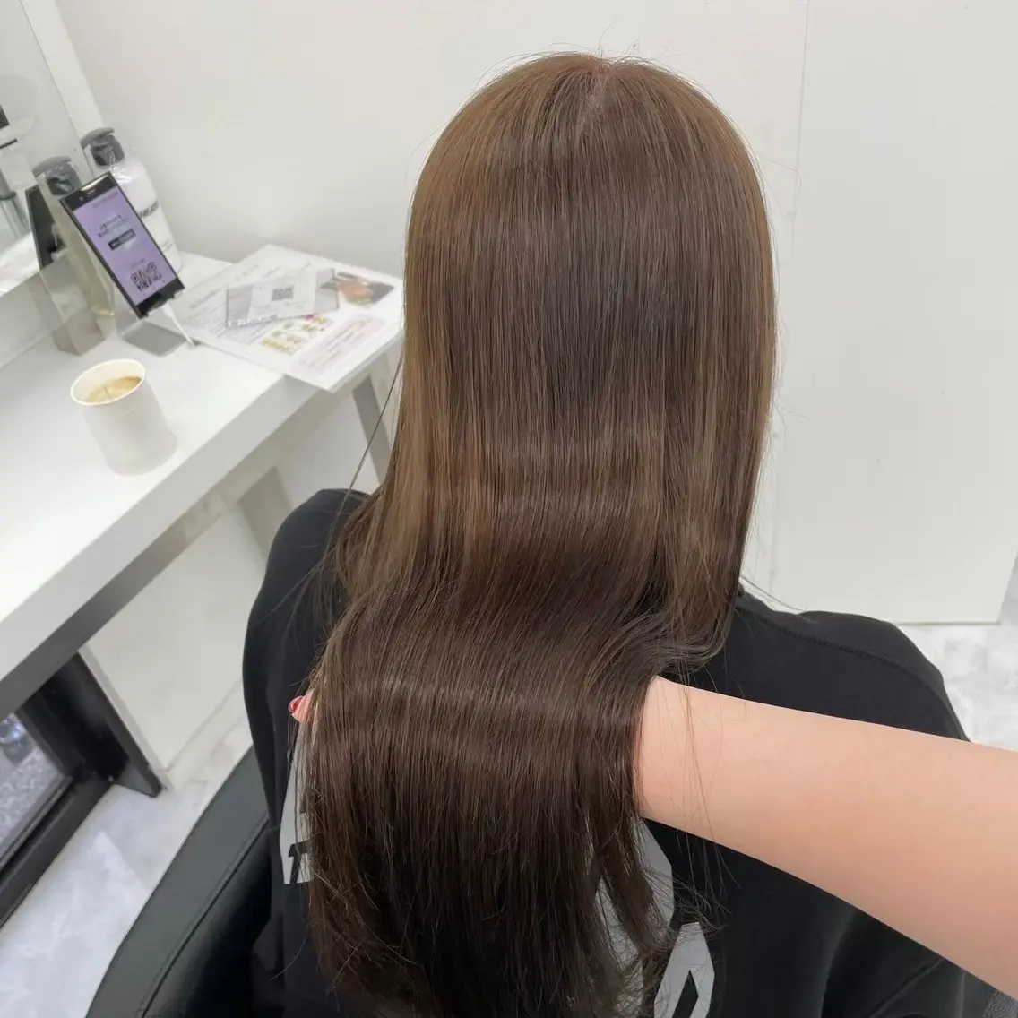 ロング カラー カット ヘアカラー 藍斗│モテ透明感× 顔周りレイヤー🫧のヘアスタイル