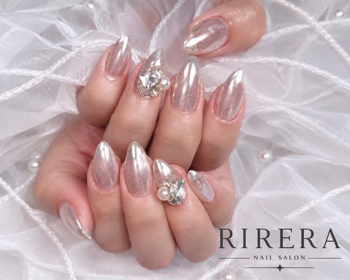 【HAND】長さ出し10本アート2本コース（持ち込み・完全お任せOK）¥11,800の写真