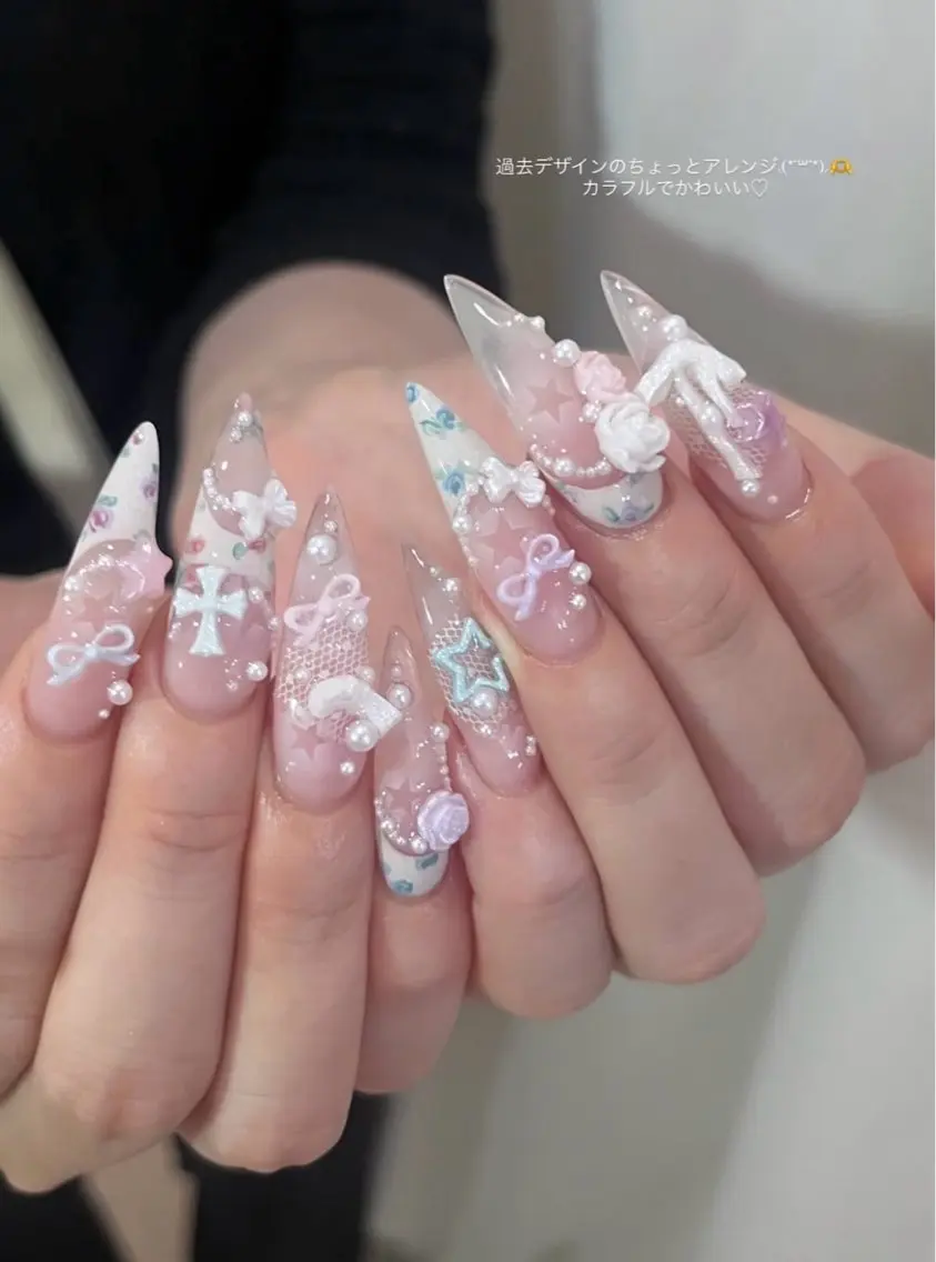 ネイル フットネイル フレンチネイル 韓国ネイル マグネットネイル ニュアンスネイル Hina KawaiiNailのネイルデザイン