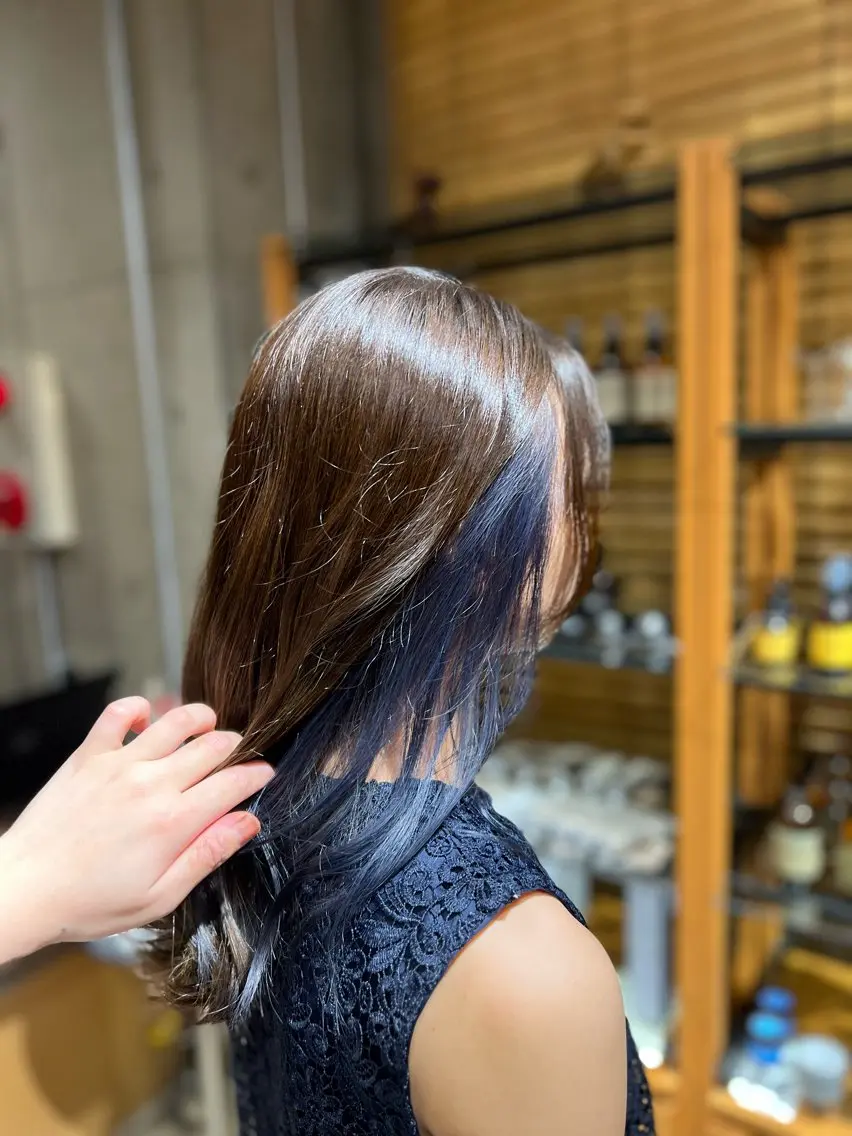 ロング カラー ヘアアレンジ 渡部 彩花のヘアスタイル