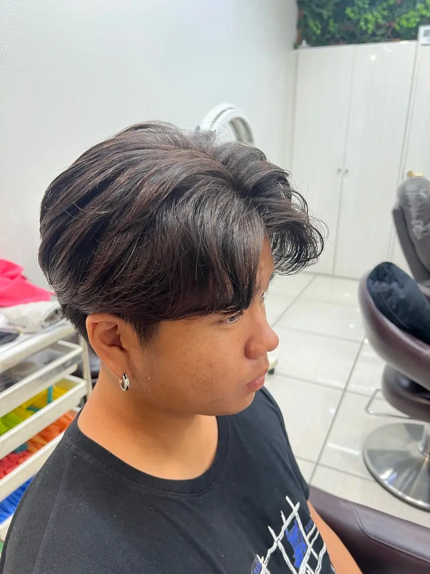 ショート カット パーマ メンズパーマ山内 結稀のヘアスタイル