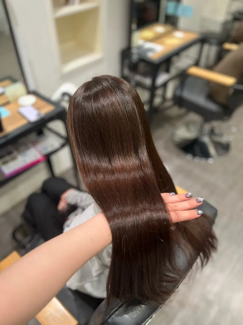 ロング カラー ブラウンカラー ナチュラルブラウン ヘアカラー cocotteひな /カラーモデル🌼のヘアスタイル