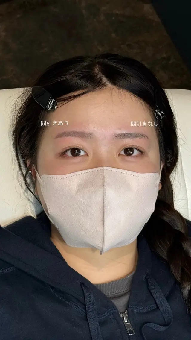 メンズ アイブロウ iBROW. 熊見怜奈の眉毛・アイブロウイメージ
