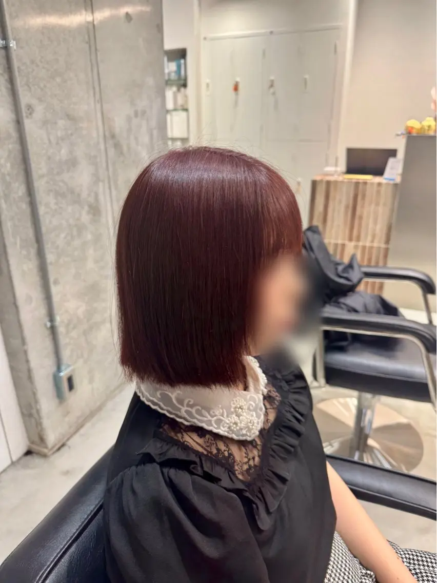 ショート カラー ブラウンカラー ピンクカラー ピンクブラウン モデル募集中 🫧こうめ🫧のヘアスタイル