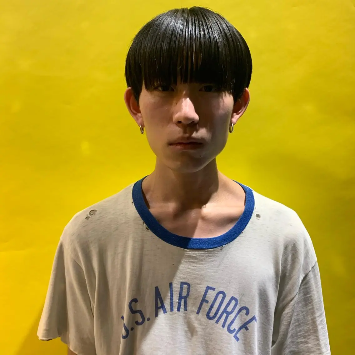 メンズ マッシュ カット ウルフ、レイヤー 、メンズカットSHOのヘアスタイル