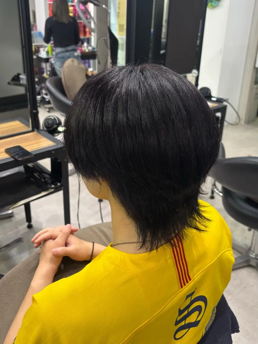 『得意スタイル✋🏻』メンズウルフカット🐺👦🏻【新規3300円 再来4400円】の写真
