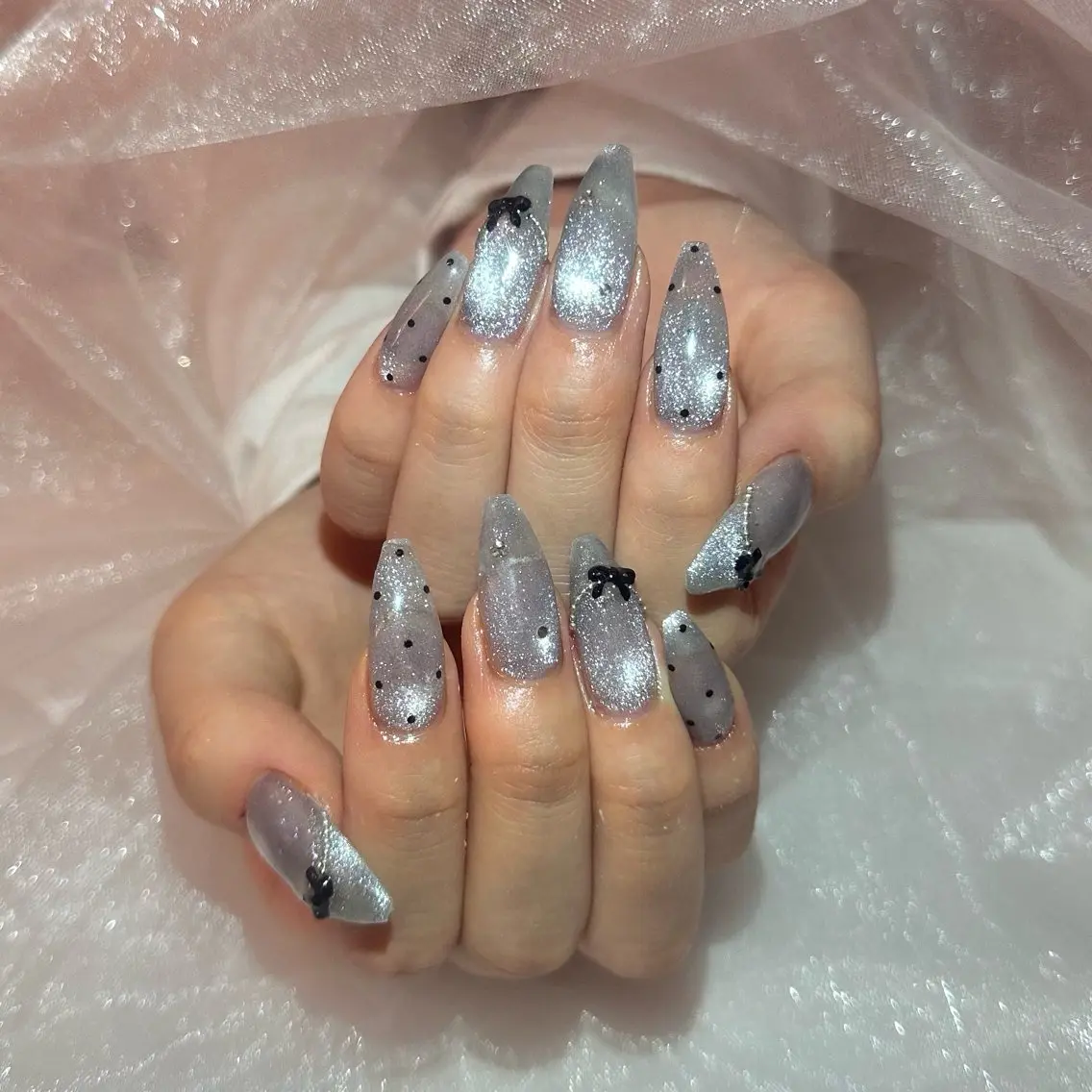 ネイル マグネットネイル ハンドネイル SALON DOUDOUのネイルデザイン