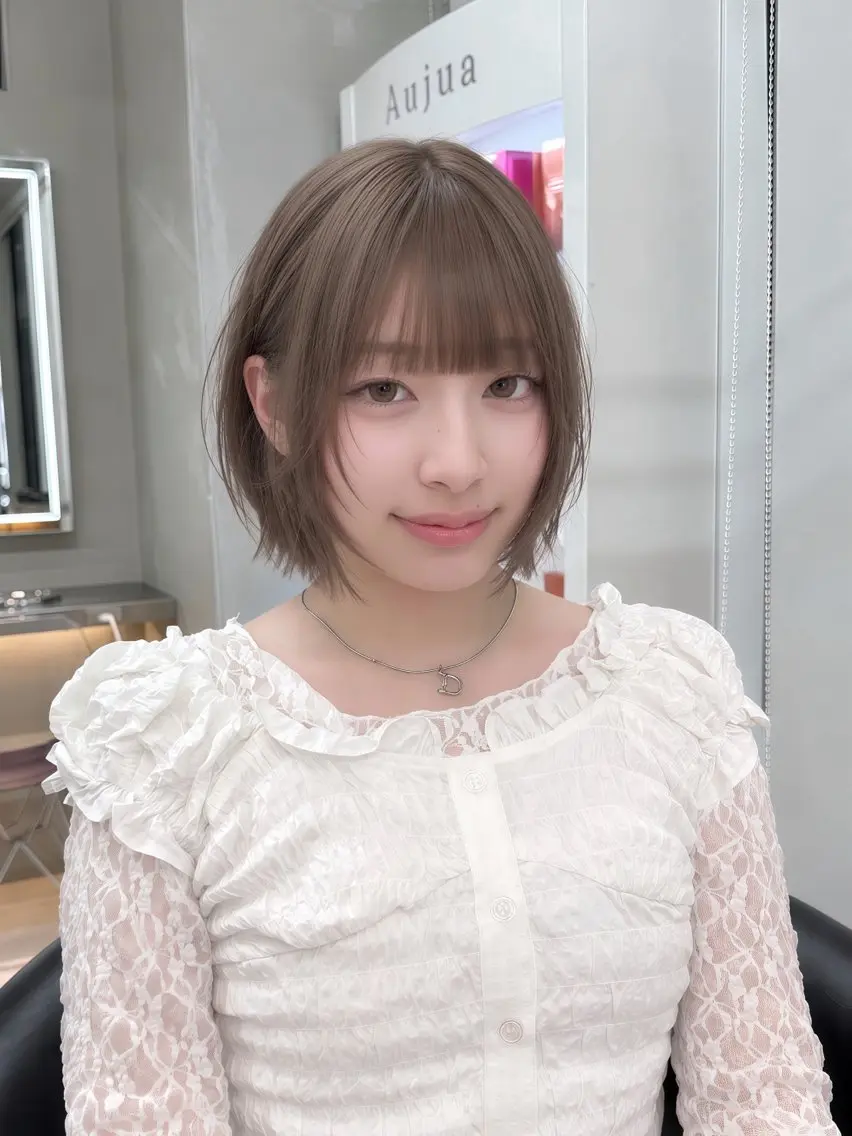ショート 🎀nao🎀 博多レイヤーボブのヘアスタイル