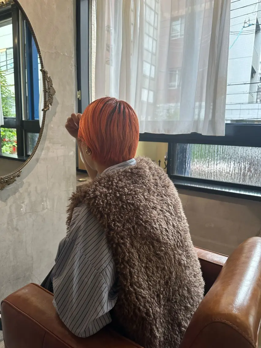 カラー 盛影 幹のヘアスタイル