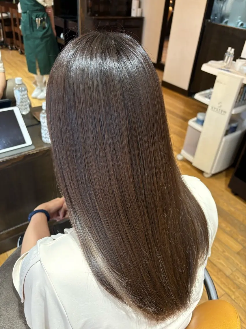 ロング トリートメント 優子/ 似合わせカットカラーのヘアスタイル