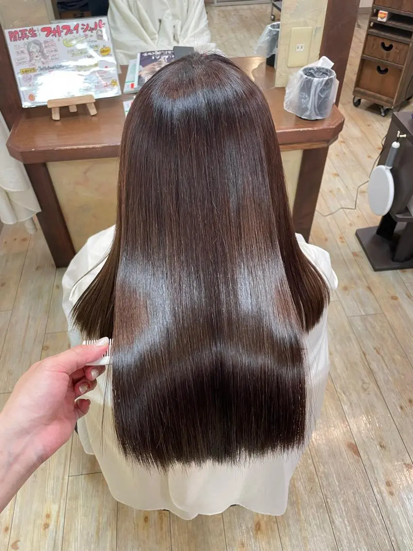 【初回】柔らか質感ストレートの写真