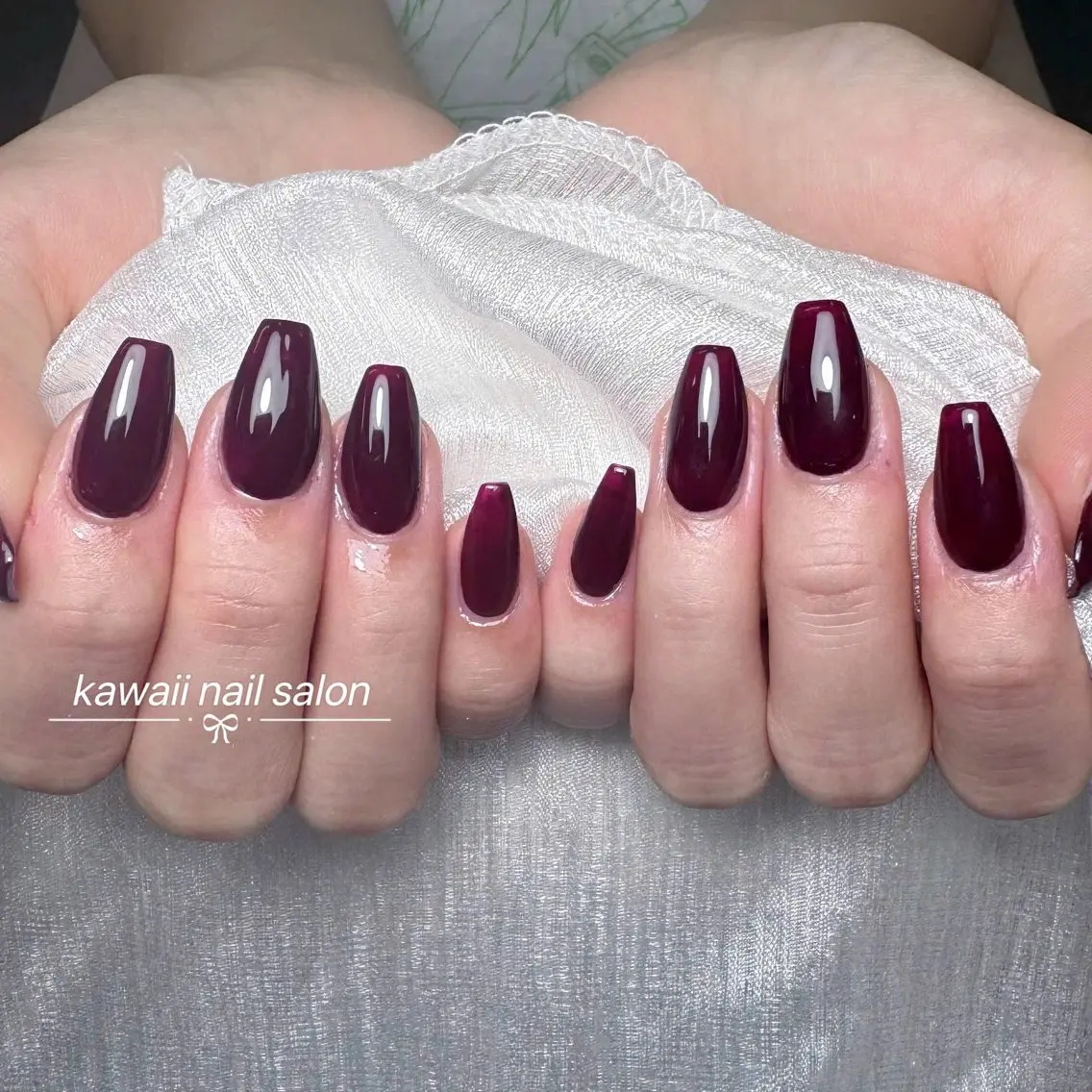 ネイル アニマル柄 長さ出し フレンチネイル グラデーション キラキラネイル Kawaii Nail Salonのネイルデザイン