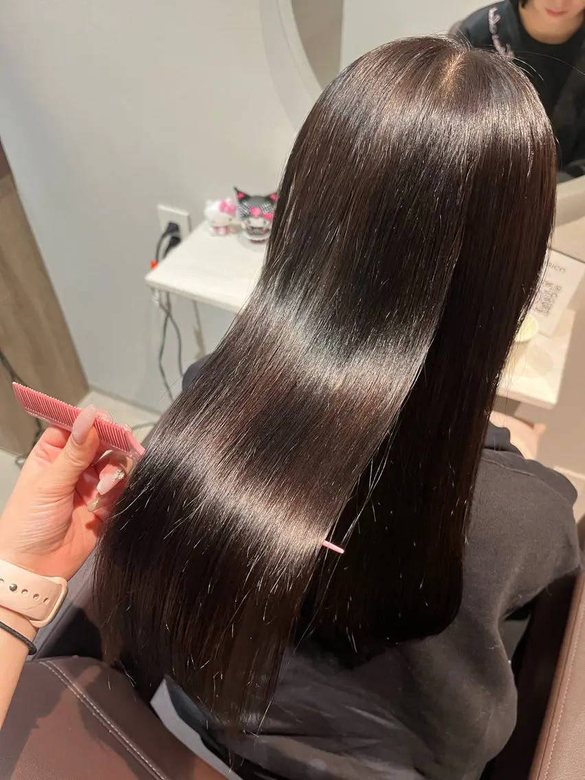 セミロング カラー ヘアカラー トリートメント 🎀かわいいhair 🎀みおのヘアスタイル
