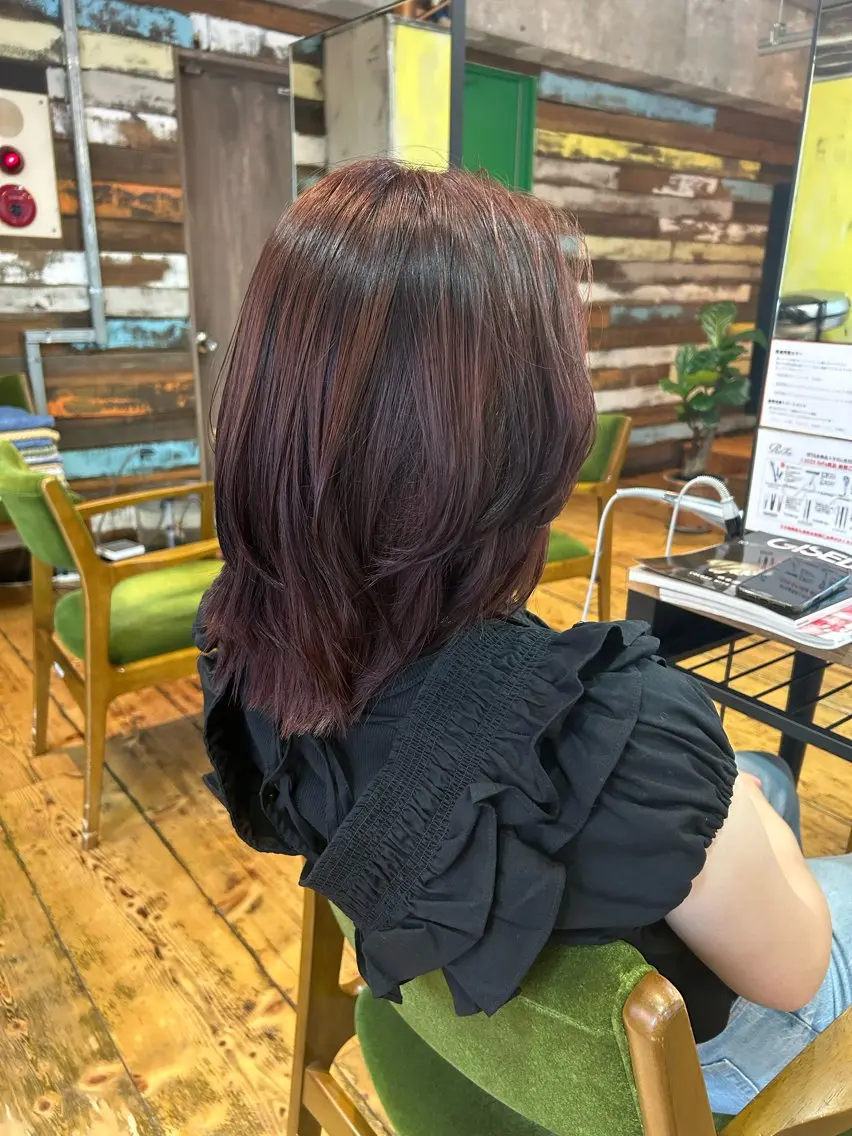 カラー カット ヘアカラー 三浦義久/仙台/ レイヤーカットのヘアスタイル