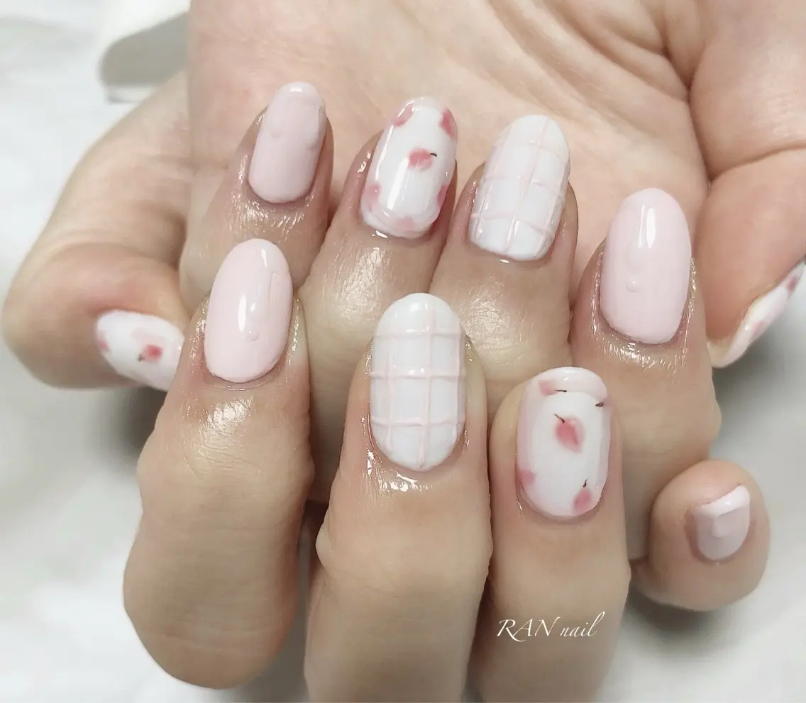 ネイル 冬ネイル ハンドネイル フットネイル RAN nailのネイルデザイン