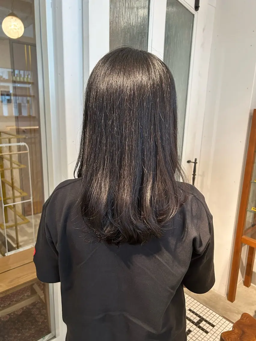 ロング パーマ カット 縮毛矯正 櫻井園子🌸 久屋大通/高岳のヘアスタイル