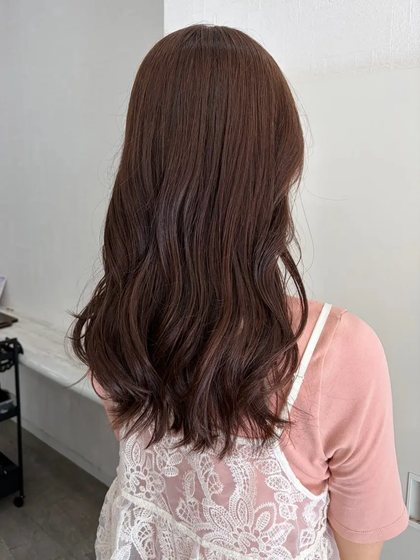 ロング カラー よしだ まゆこのヘアスタイル
