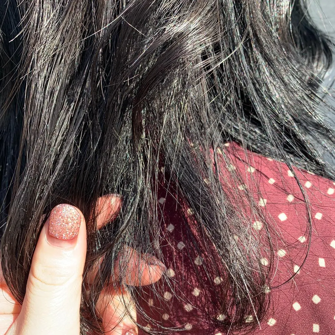 ミディアム カラー ヘアアレンジ ブルーカラー ブルージュ 韓国×髪質改善特化 💍maki💍のヘアスタイル