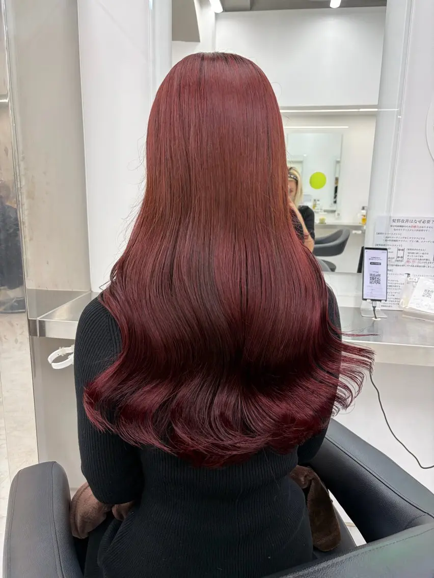 ロング 🍒韓国暖色ヘア NO.1🍒🪽のヘアスタイル