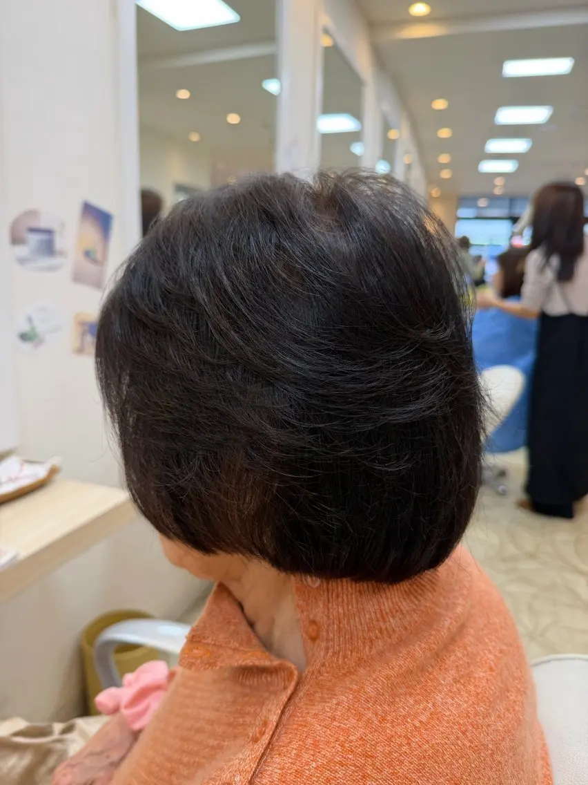 ミディアム カット ヘアカラー トリートメント 高橋 佑介のヘアスタイル