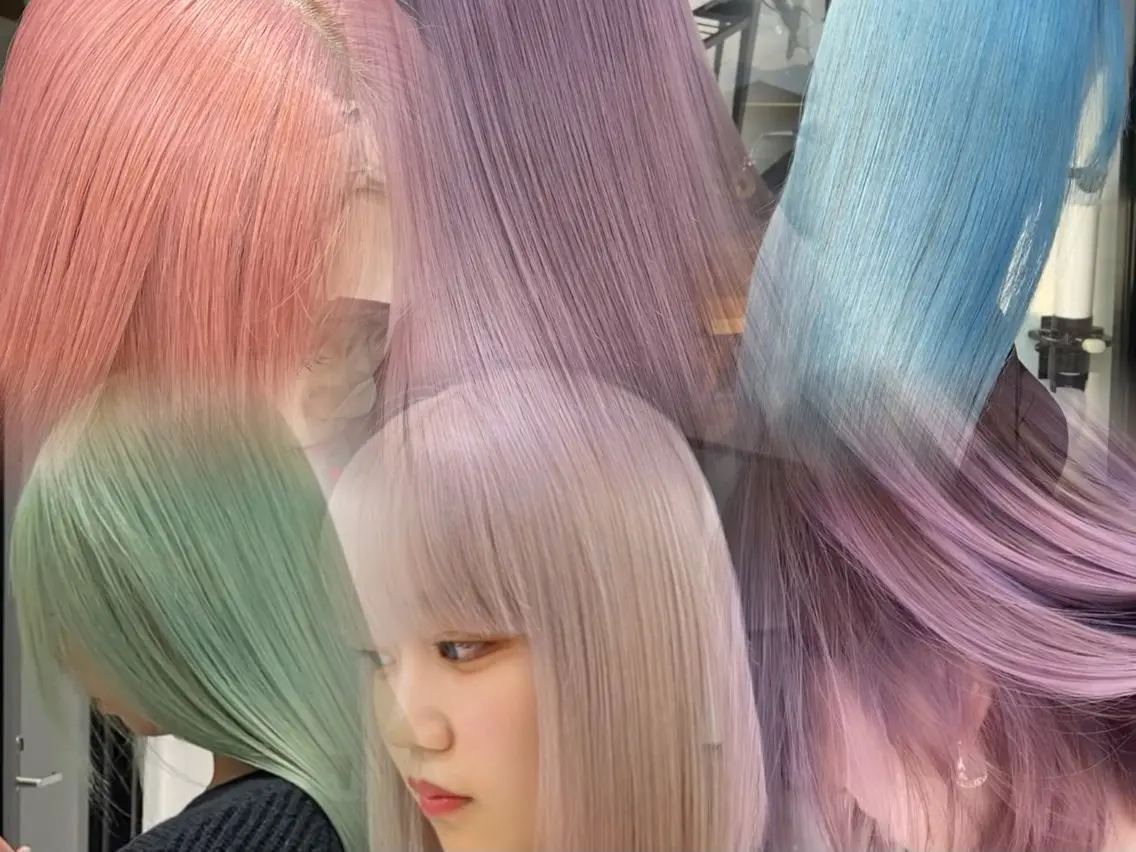 ロング カラー メンズ メンズハイトーン ハイトーンカラー カット ヘアカラー トリートメント ヘアセット 🩷人気No.1🩷 c i a t eのヘアスタイル