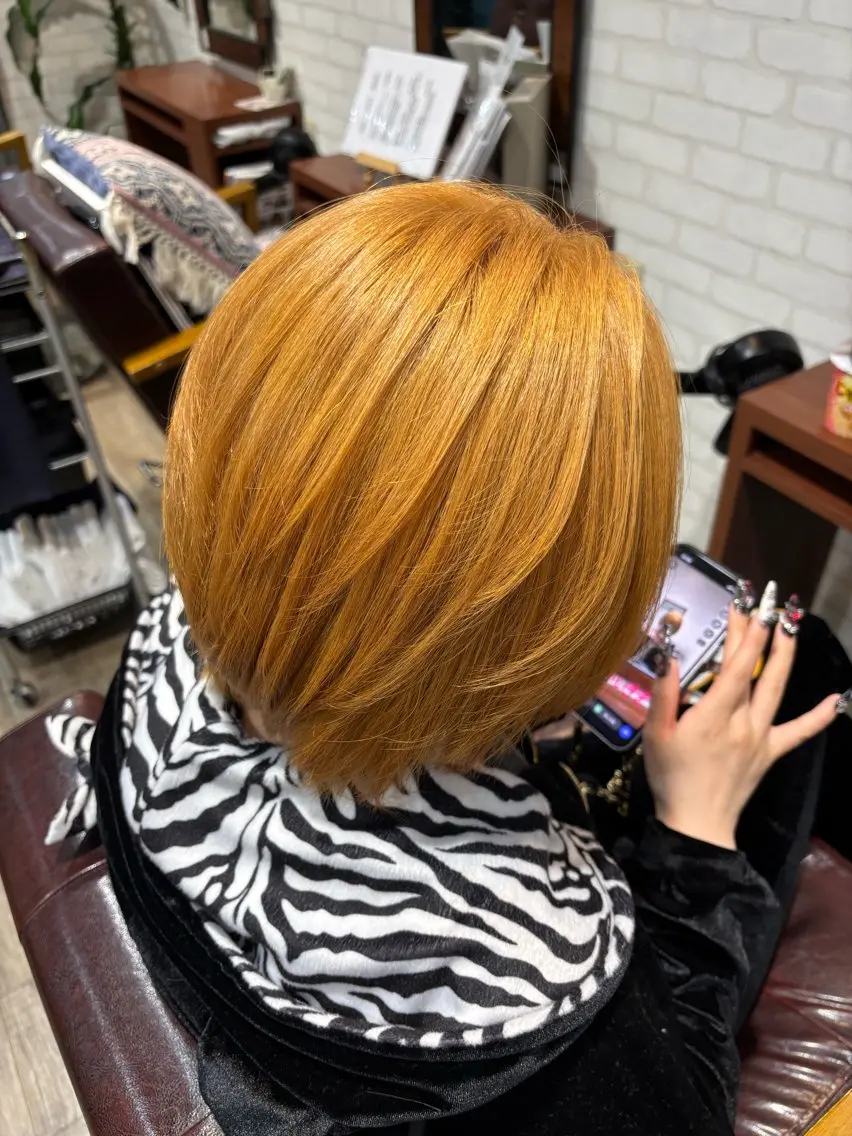 ショート カラー 🫧ブロッサム 田中 琴羽🫧のヘアスタイル