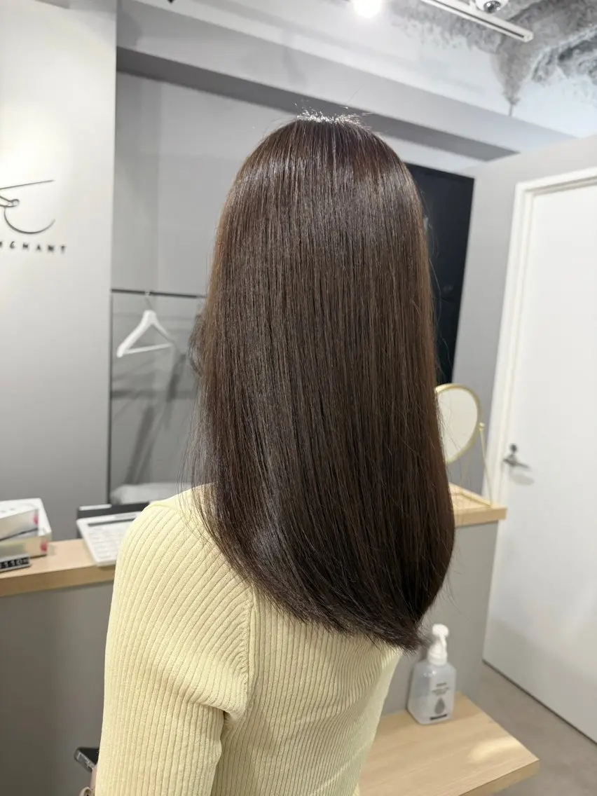 ミディアム 田村拓巳 韓国風、髪質改善のヘアスタイル