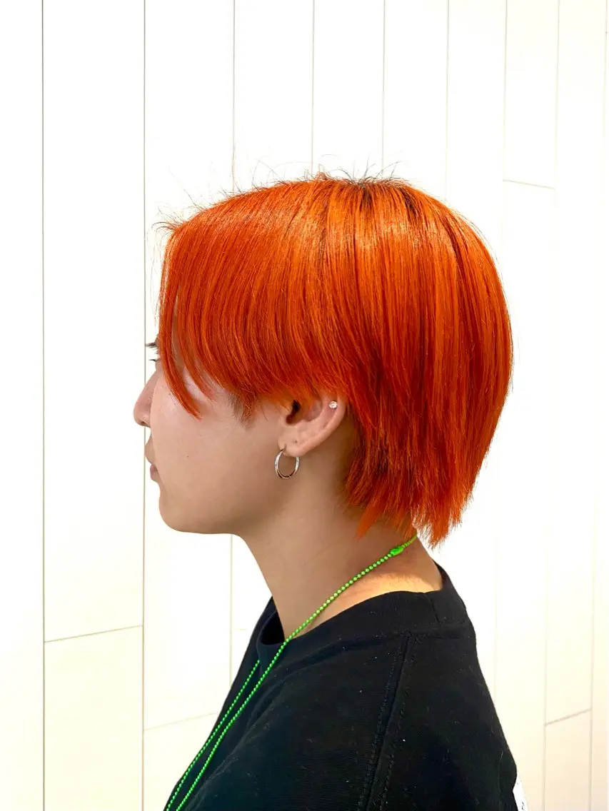 ショート カラー メンズパーマ・ カット モリヤ🌺のヘアスタイル