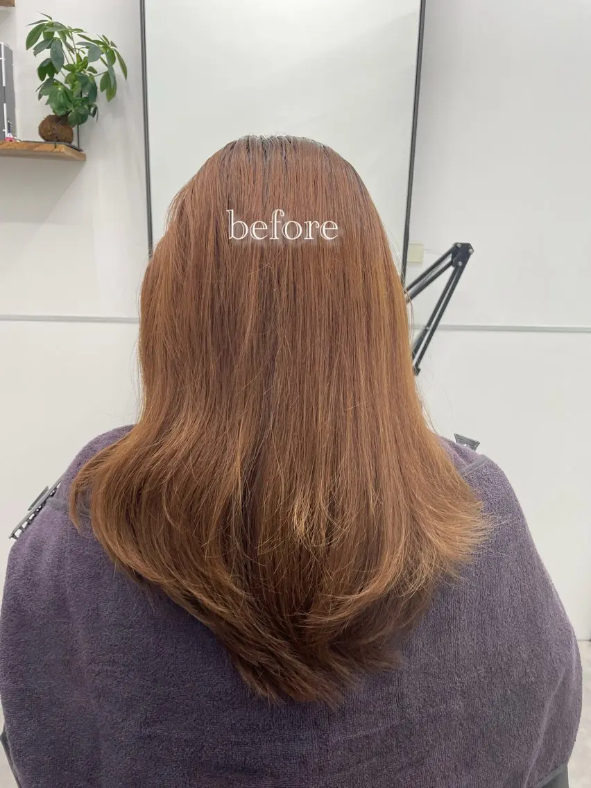 セミロング カラー カット ヘアカラー トリートメント 💗大人艶×髪質改善 カラー💗AYAKIのヘアスタイル